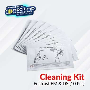 Cleaning Cards Entrust Sigma EM1 EM2 DS1 DS2 DS3 ID Card Printer Original (10 Pcs)