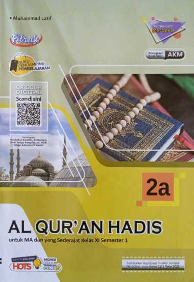 Buku LKS AL-QURAN HADIS PUTRA NUGRAHA MI MTS MA KMA 3211 Merdeka Ganjil 2024/2025 - Original [MA] Ke
