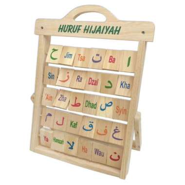 Mainan Edukasi Anak Montessori Dasar / Pengenalan Pembelajaran Awal Sempoa Hijaiyah New