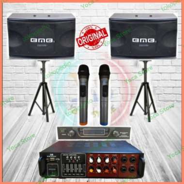 Paket Super Karaoke BMB 10 Inch Ampli Konek Bluetooth Smart TV HP