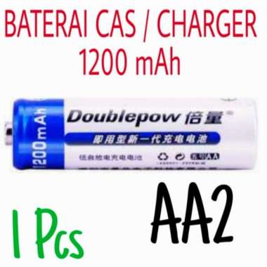 Batu Baterai Charger Double Power AA2 Alkaline 1200 mAh Harga 1 Pcs
