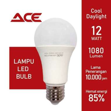 Lampu LED Bulb ACE 12 Watt Cahaya Kuning E27