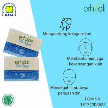 Sabun Pembersih Wajah / Pencerah Wajah Kusam / Pencerah Wajah Pria Terbaik ERHSALI Fish Collagen Ori