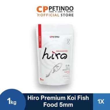 Pelet Koi HIRO HIGH GROWTH Size M MEDIUM 5 MM 1KG Pellet Mengapung 5mm Fish Food Floating Ikan Hias 