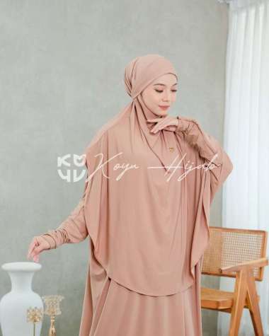 KOYU MECCA BERGO KHIMAR ONLY ( HANYA KHIMAR/BERGO ) MOCCA