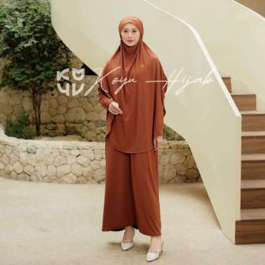 KOYU MECCA BERGO KHIMAR ONLY ( HANYA KHIMAR/BERGO ) BROWNSUGAR