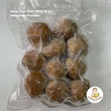 Baso Sapi MERCON isi 10pcs Homemade Premium Frozen - Bakso Sapi - Halal