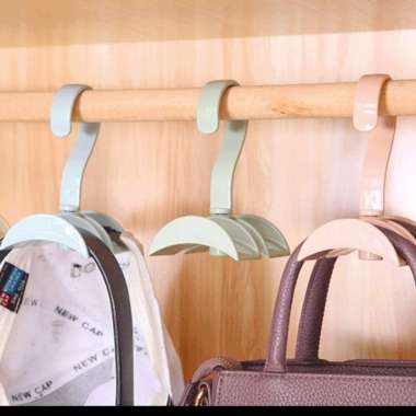 GANTUNGAN TAS PUTAR - HANGER TAS – BAG HANGER KREM