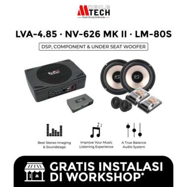 PAKET DSP LVA 4.85 + NV-626 MK II + SUB LM-80S
