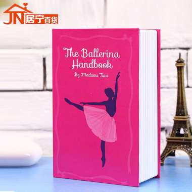 Kotak Buku Novel Safety Box Hidden Storage PINK
