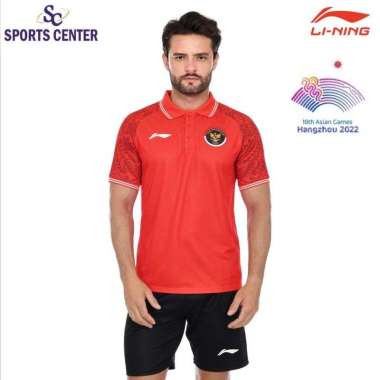 Kaos / Jersey Polo Lining Player Asian Games Hangzhou APLT737-2 Red 4XL