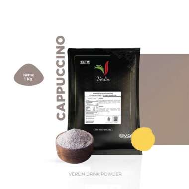 bubuk minuman Verlin drink powder CAPPUCINO 1kg verlin powder drink capucino 1kg verlin cappucino