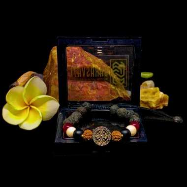 Gelang Tridatu Mandala | 100% Batu Asli | Gelang Permata | Gelang Bali Gelang + Kotak