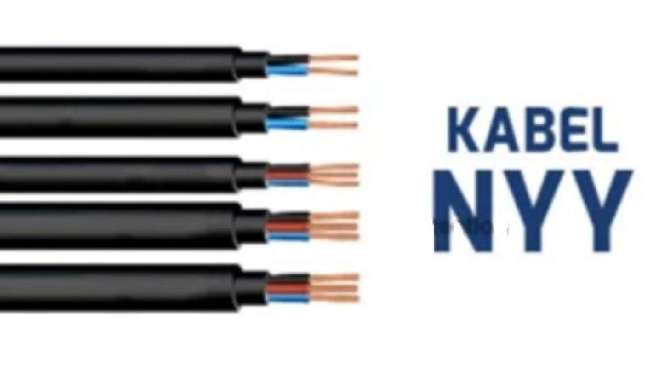 Kabel Tunggal NYM Putih isi 2x1.5 / 2x2.5 KMI 2 x 1.5 or 2 x 2.5 mm PL 3 X 1.5 Hitam