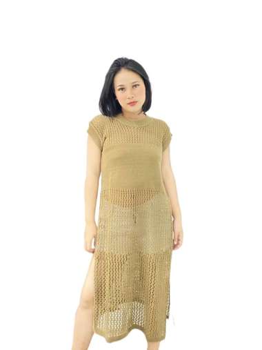 RUBY KNIT TOP OUTHER / TUNIK JARING RAJUT PREMIUM / RUBI TUNIK BELAH SAMPING / ATASAN TUNIK WANITA R