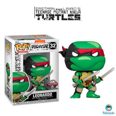 Funko POP! Comics Teenage Mutant Ninja Turtles (1984) - Leonardo (SE) #32