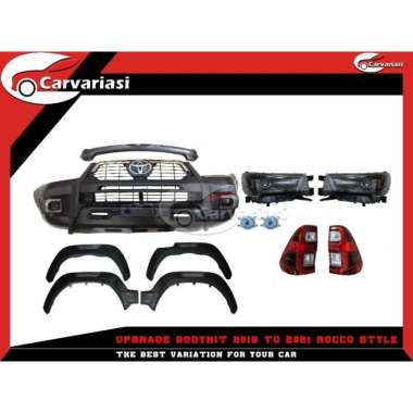 Bodykit Hilux Revo 2016 to 2021 Upgrade Hilux Rocco