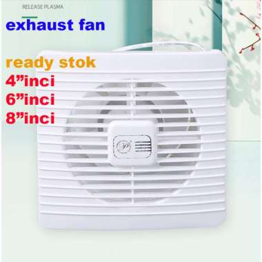 exhaust fan kipas ventilasi kamar mandi dapur penghilang bau knalpot volume udara besar 12W - 20W He