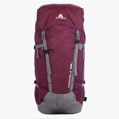 Avtech - Tas Outdoor Backpack Ransel Hiking - Tas Carrier Machala 60 Liter 0370 Merah maroon