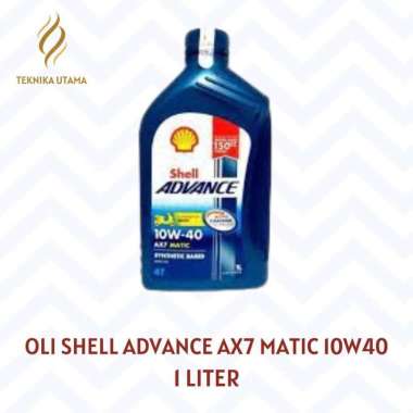Oli Shell Advance AX7 10W-40 1L Matic Scooter NMAX Aerox 155 XMAX PCX