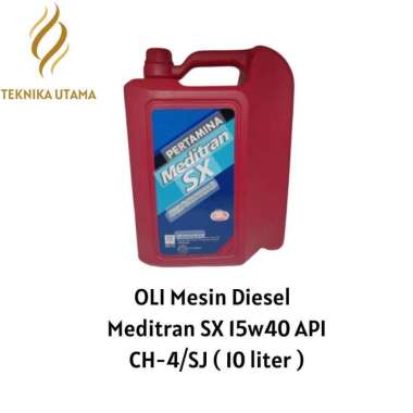 Oli Mesin Diesel Meditran SX 15W-40 Galon 10 Liter SX