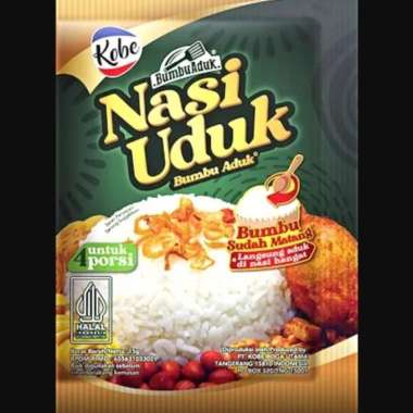 KOBE Bumbu Aduk NASI UDUK Sachet Langsung Aduk Di Nasi Hangatt!