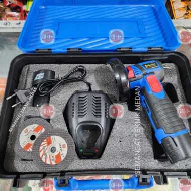 CAG12130 MINI GERINDA BATERAI CORDLESS ANGLE GRINDER 3" 12V MOLLAR