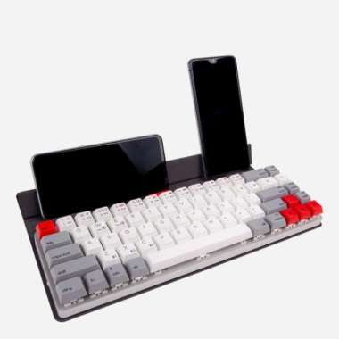 PARADOX GAMING GHOST ZX68 RGB BT Gaming Keyboard Wireless White (Blackswitch)