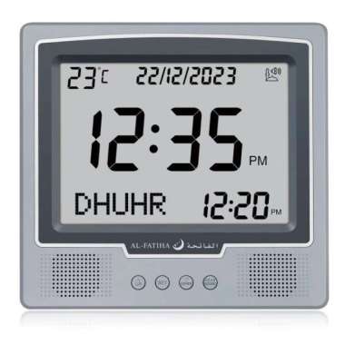 Jam Adzan Digital LCD Jadwal Sholat Otomatis