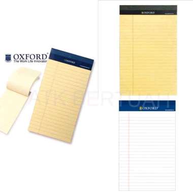 OXFORD LEGAL NOTEPAD BUKU MEMO NOTES SOBEK ATAS A4 Krem