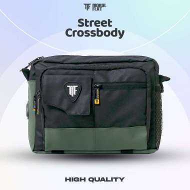 Moral Flat Official-Tas Selempang Casual - Shoulder Bag BLACK