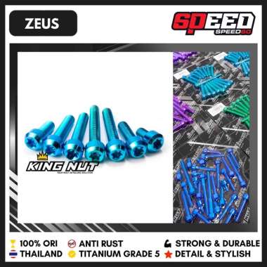 Baut Blok MX King Baut Titanium Grade 5 Probolt Thailand King Nut Zeus