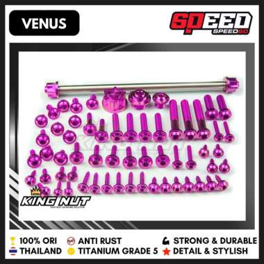 Baut Set Depan Nmax Aerox Baut Titanium Probolt Grade 5 Thailand King Nut AEROX Venus