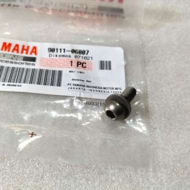 BAUT COVER TUTUP KNALPOT NMAX AEROX ASLI ORI YAMAHA 90111-06807