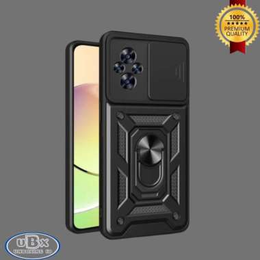 CASING REALME C67 / C65 CASE RING SLIDE LENS PROTECTOR HARDCASE C67 HITAM