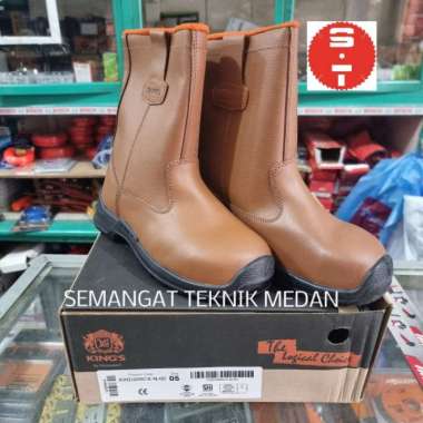 KWD205CX SEPATU SAFETY BOOT POLOS COKLAT KING'S HONEYWELL KWD 205 CX