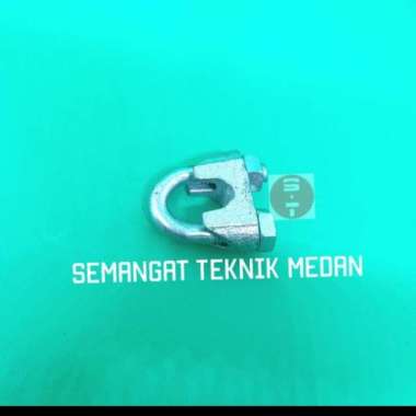 M20 KLEM PENGIKAT KABEL SLING WIRE ROPE CLAMP BASIC BIASA M 20 20mm mm