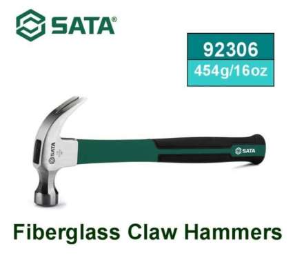 Palu Kambing 92306 Claw Hammer - Fiberglass 16 Oz Sata Tools