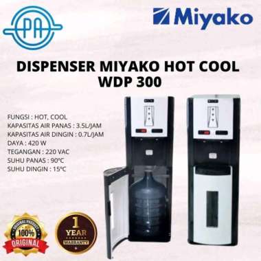 dispenser galon bawah miyako hot cool