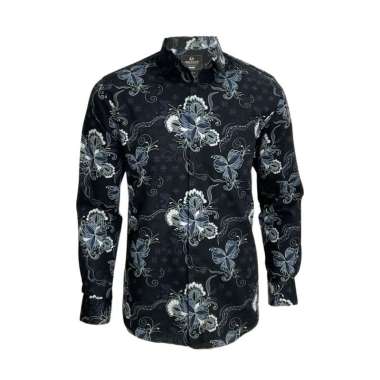 Redcliff Kemeja Pria Batik Panjang Biru 6TK301002 XL