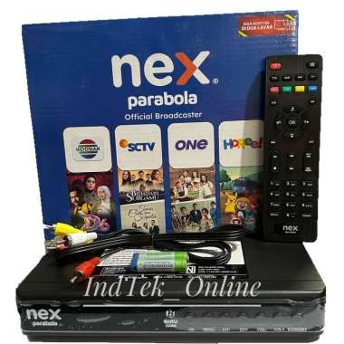 Receiver Nex Parabola Biru Hybrid C Band Ku Band