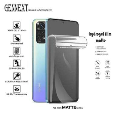 GENNEXT ANTI GORES JELLY HYDROGEL MATTE XIAOMI REDMI MI A1 FULL SCREEN DEPAN MI A1 (5X)