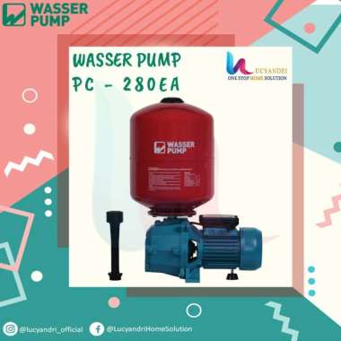 Pompa Sumur Dalam WASSER JET PUMP PC 280 EA 250 WATT READY SET TABUNG