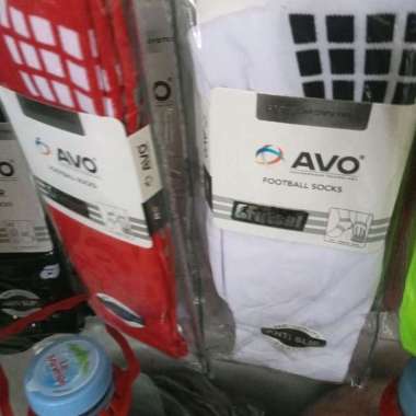 AVO Futsal Kaos Kaki Bola/Futsal Pendek Original Avo 26 Putih