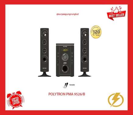 SPEAKER AKTIVE POLYTRON BLUETOOTH PMA 9526/B