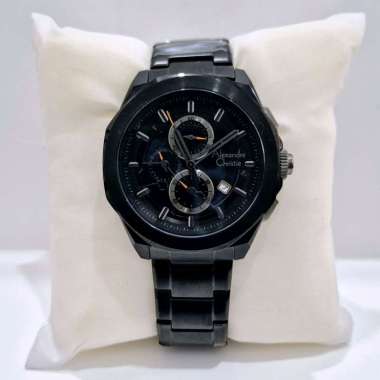 Alexandre christie 6645 chrono full black pria original