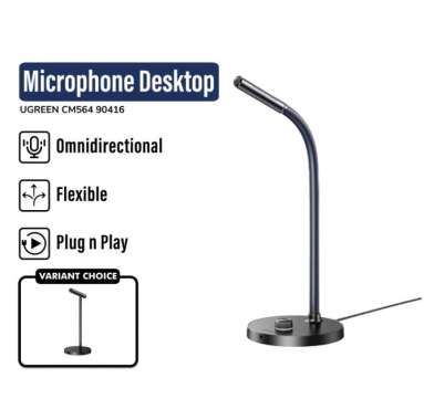Microphone Meeting UGREEN Conference Mic Zoom Desktop Condenser Podium CM564