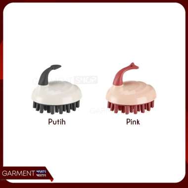 Sikat Sisir Keramas Rambut Pijat Kepala Soft Hair Brush Shampoo Massage Anti Ketombe Lembut NO BUBBL