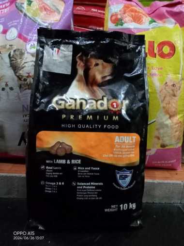 GANADOR ADULT LAMB AND RICE 10KG DOG FOOD