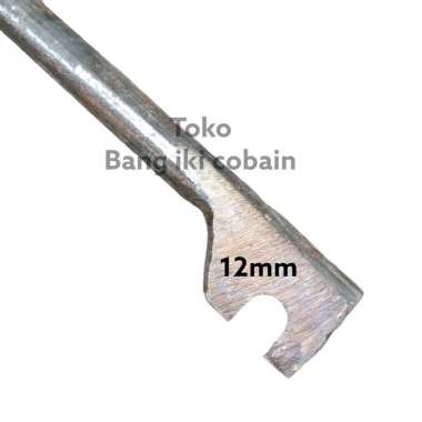 Kunci Besi 12 mm Baja Gagang Besi Alat Tekuk Besi 12mm